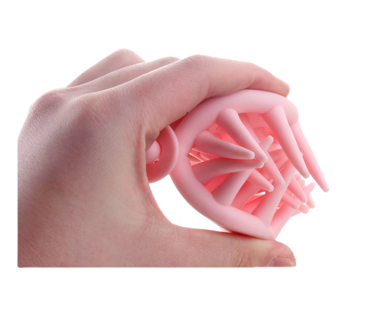 Colgante cuero cabelludo masaje suave peine champú peine de dientes anchos hogar cabeza de masaje peine Pelo Largo peine de dientes grandes