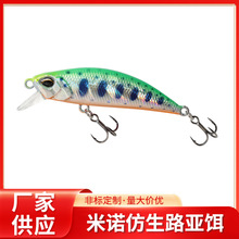 路亚饵假饵M45沉水米诺微物5cm5g 米诺硬饵仿生鱼饵小米诺鱼饵