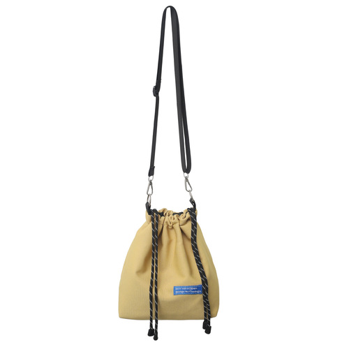 布袋包新款女士单肩斜跨包ins潮流抽绳包男女水桶包情侣小包