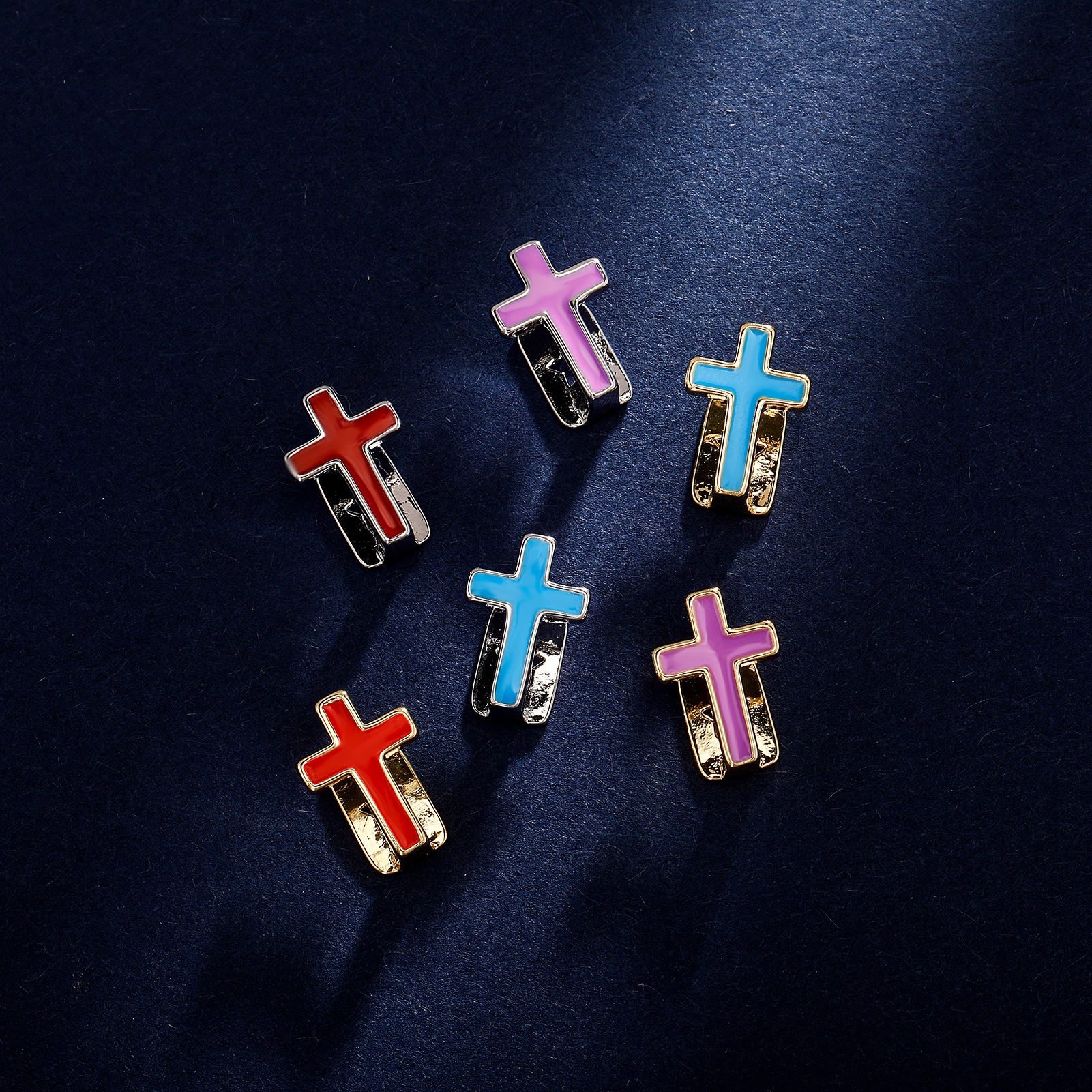 3g Weight Tooth socket Classification Hip-Hop Geometric Cross Copper Unisex Tooth Socket 1 Piece