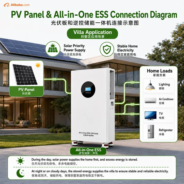 Customized cross-border battery, 6.2KWh, 10KWh, 15KWh, mobile home energy storage system