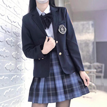 哔叽面料小西装正版原创JK制服秋冬日系学院风学生校供西服外套女