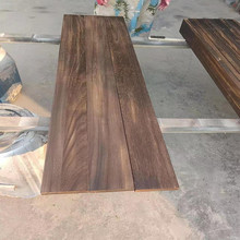 泡桐木重碳化条桐木碳化碳烧色家具实木板做旧色火烧板子