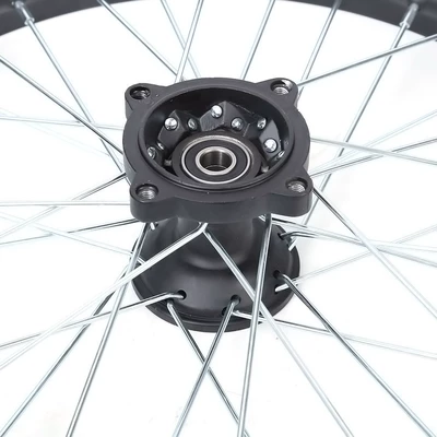 Motorcycle wheel hub alloy disc brake strip iron