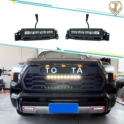 Suitable for 2022+ Toyota Sequoia high-end models, white light fog lights