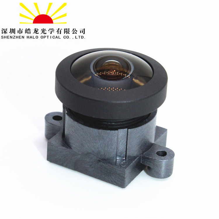 行车记录仪镜头 光圈2.0大广角210度1200像素全景鱼眼镜头非成品
