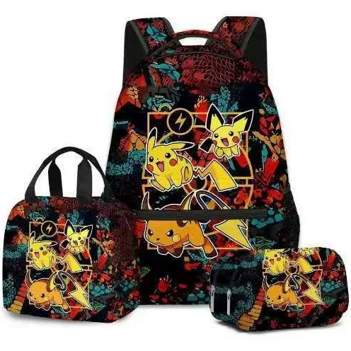 Backpack, pencil case, children's set, 3 piece set
