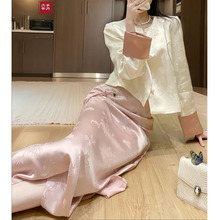 新中式国风2025早春新款时尚小洋装高级感气质上衣半身裙两件套装