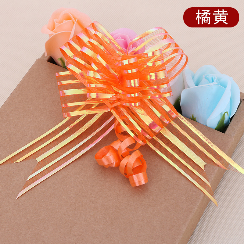 メーカー直販中号30雪紗手拉花礼箱生花結婚車装飾蝶拉花網糸プラスチック拉花|undefined