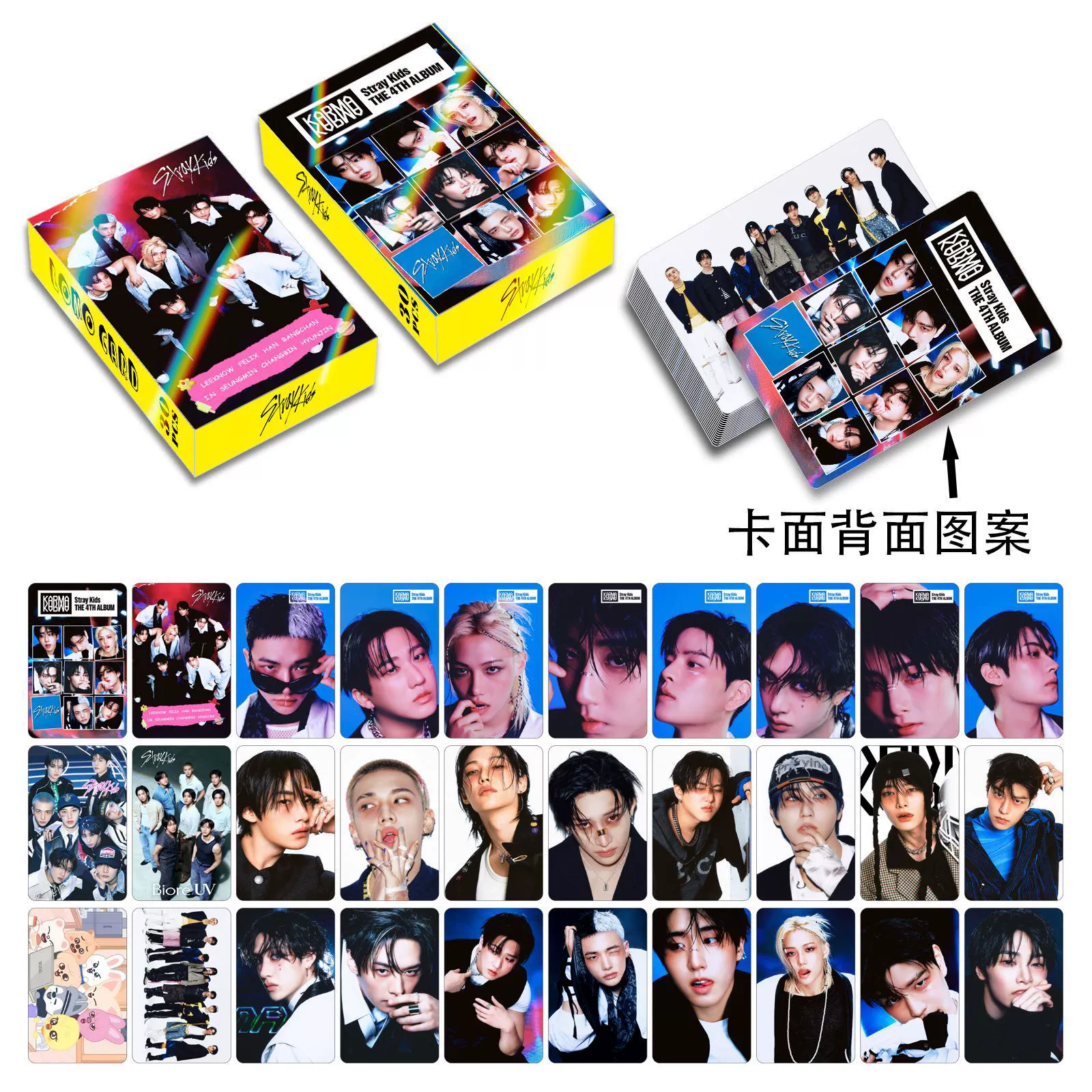 StrayKids новый альбом фотографии маленькая карточка участник персональная HD коллекция карта любовь Дудоу Стар Гургa карта
