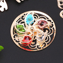 Diyの新型の合金の蝶はドリルの装飾品の材料の復古のファッションの手作りのドリルの花のペンダントの装飾品の部品を持ちます。|undefined