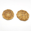 Ratto -edited round jewelry accessories DIY bamboo head earrings Pendant natural rattan woven crafts