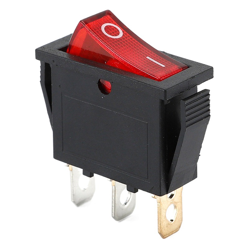 Interruptor de barco blanco KCD3 especificación 14*30 3 pies 3 engranajes olla eléctrica interruptor de fuente de alimentación interruptor de barco al por mayor image 1