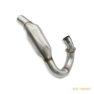 Exhaust Pipe – Motorcycle exhaust pipe - k23-ybs300-front-section
