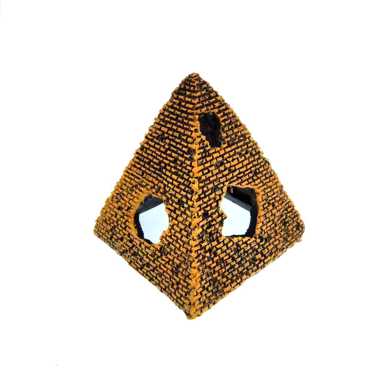 Refugio grande para la cría y la reproducción de reptiles en cuevas, terrario piramidal para serpientes de compañía con paisajismo desierto, ¡gran oferta!