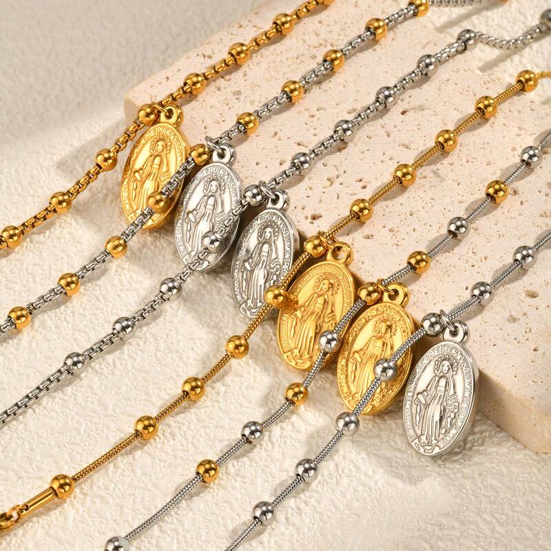 Cross-Border Bestseller Shein Vintage Stainless Steel Artistic Style Spacer Bead Snake Chain Bracelet Quanxi Water 1526 Cross-Border Bestseller Shein Vintage Stainless Steel Artistic Style Spacer Bead Snake Chain Bracelet Quanxi Water 1526