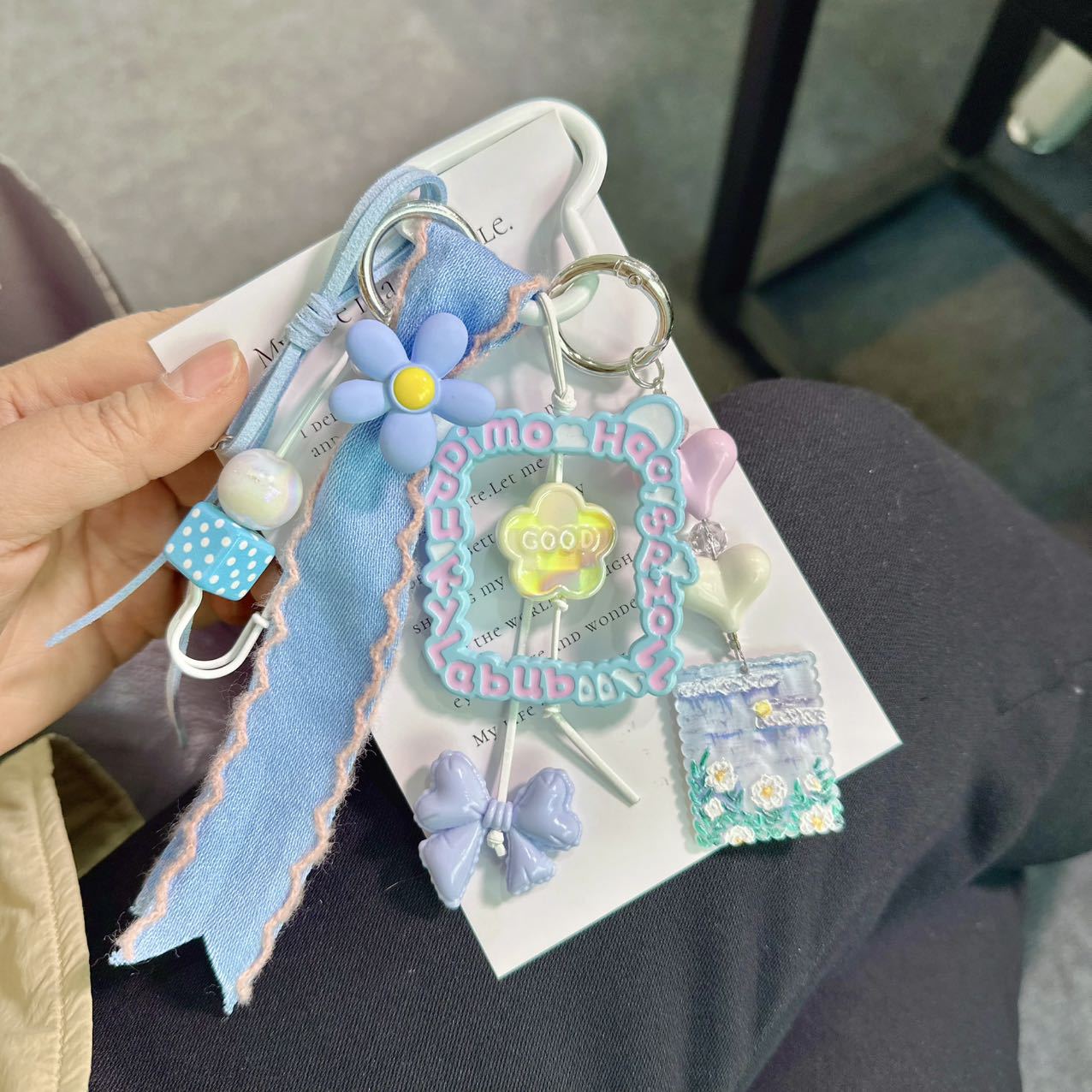 【Spring New Arrivals】Yiwu In-Stock DIY Bag Bead Charms Wholesale Miu-Style Bag Straps Phone Chain Accessories