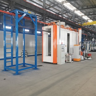 Manufacturers supply supermarket shelf coating equipment assembly line guardrail plastic spraying equipment automatic Electrostatic spraying equipment