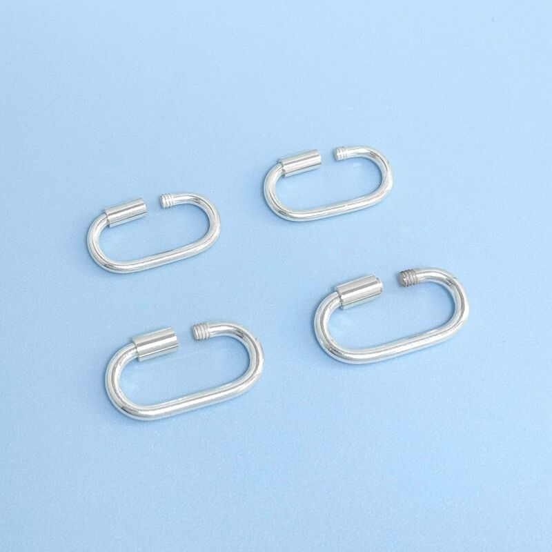 S925 Sterling Silver Universal Clasp for Necklaces, Bracelets, Pendant Accessories, DIY Versatile Clasp, Detachable Open Keychain S925 Sterling Silver Universal Clasp for Necklaces, Bracelets, Pendant Accessories, DIY Versatile Clasp, Detachable Open Keychain