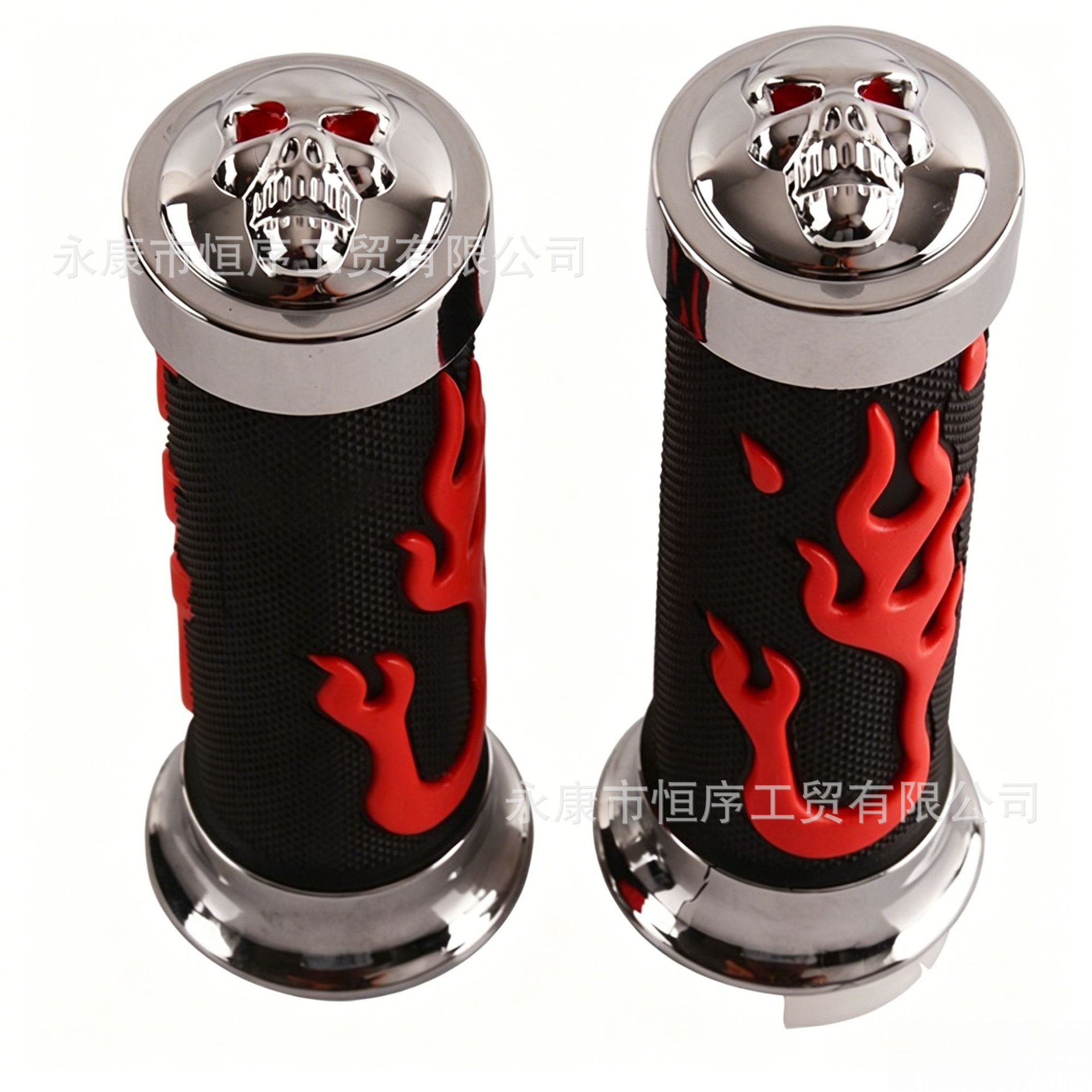 Motorcycle Modified Handlebar Grips, Ghost Fire Scooter Throttle Grip, Rubber Handle Grip, Xun Ying Bike Large Twist Handle Grip
