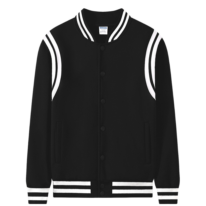New Baseball Suit High-end Sweater fleece-lined Thickened Fashion Baseball Shirt Printing LOGO Fashion Brand Long Sleeve