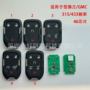 Chevrolet GMC üçün ağıllı avtomobil açarı 46 çip 433Mhz Hyq1Aa/Hyq11Ea
