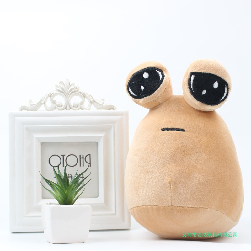 Cross-Border Pou Plush My Pet Alien Game Peripheral Doll Plush Toy Kidsren's Gift in Stock Cross-Border Pou Plush My Pet Alien Game Peripheral Doll Plush Toy Kidsren's Gift in Stock