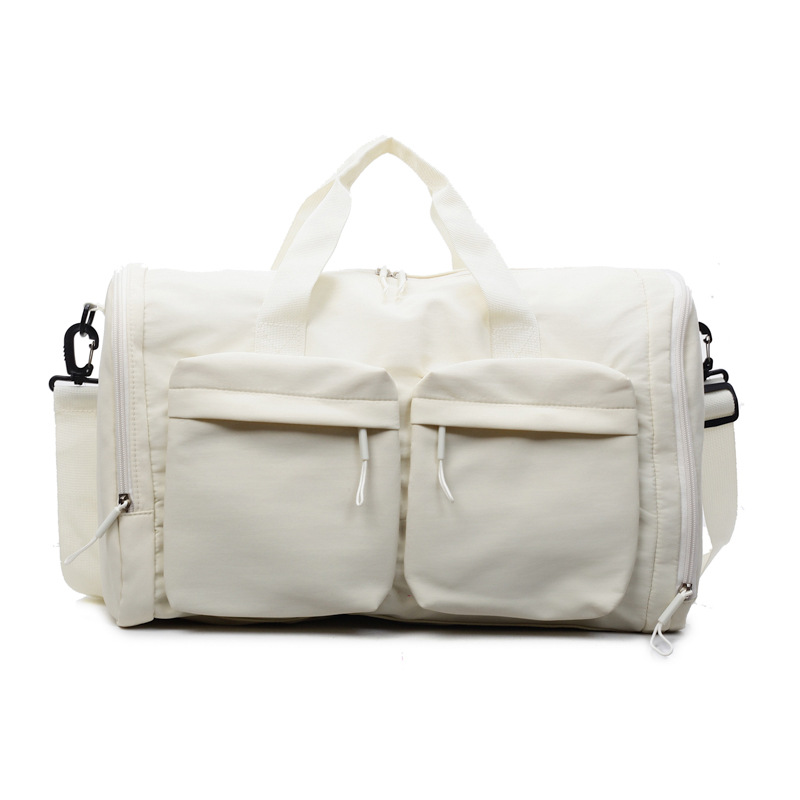 Bolsa de viaje liviana, almacén de zapatos independiente, bolsa de gimnasio de yoga portátil de gran capacidad, bolsa de equipaje de corta distancia para almacenamiento en viajes de negocios