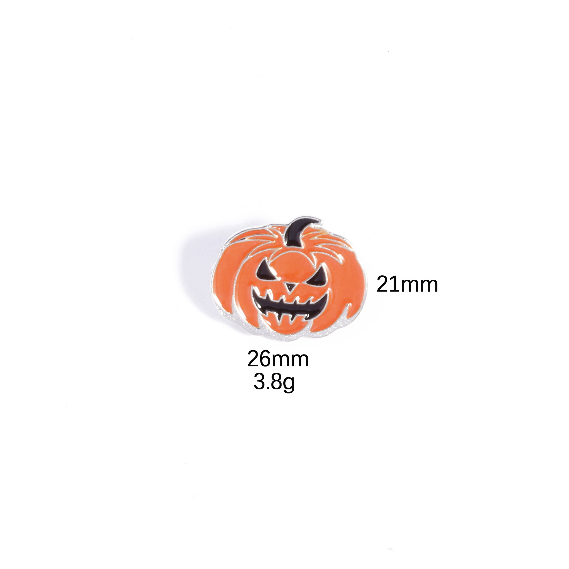 13g Weight Brooches Classification Party, Festival Occasion Zinc alloy Material Halloween Festival Pumpkin, Candy Pattern Unisex Gender Enamel Design Funny, IG Style Style Funny IG Style Pin Pumpkin Candy Zinc Alloy Enamel Unisex Brooches 3