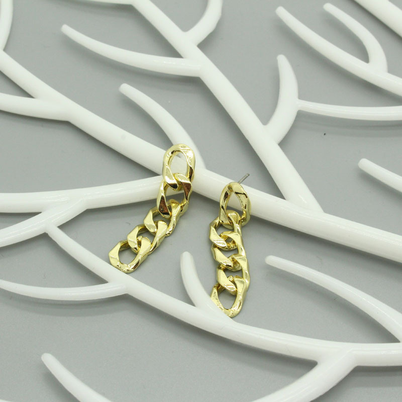 Korean Long Chain Earrings display picture 1