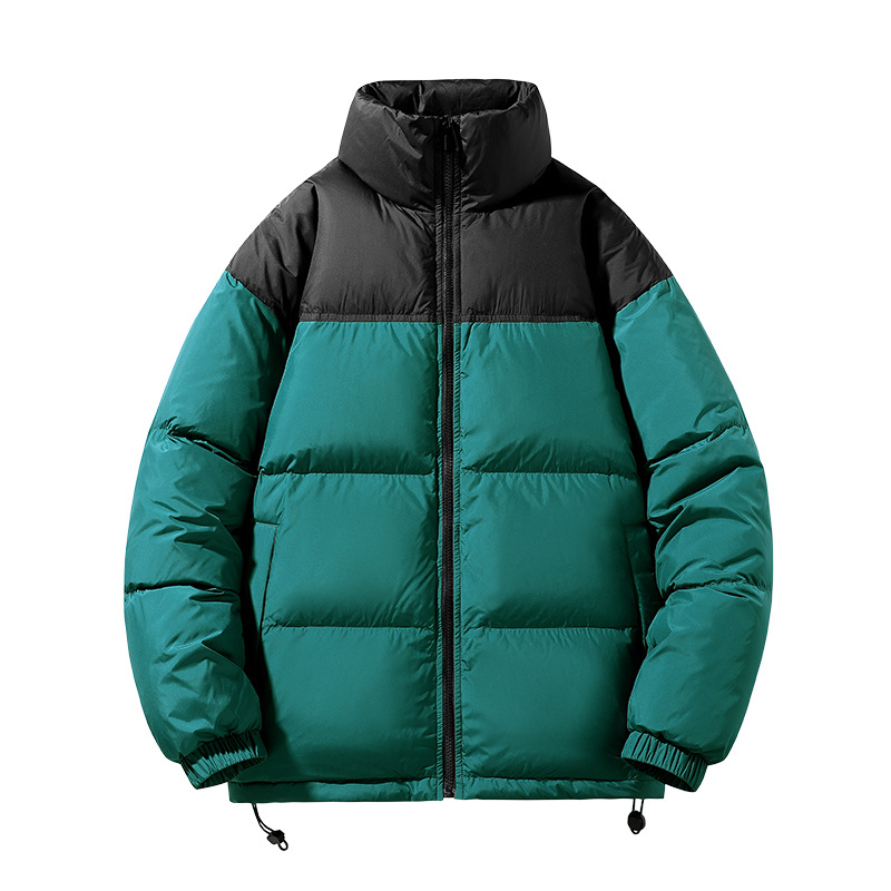 Daunenjacke für Damen und Herren, gleiche Winterjacke, locker geschnitten, farblich abgestimmt, Partnerjacke_voghion.com