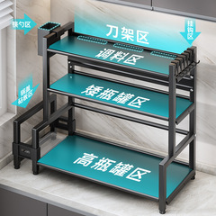 免螺丝厨房调料置物架多层筷子刀架多功能台面调味厨具用品收纳架