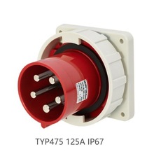 WEIPU威浦工业插头TYP975/5224/475/2724 125A 5芯防水插座 IP67
