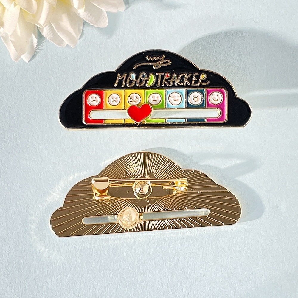 Cambio de humor de poder social broche insignia femenina nueva medalla creativa ropa bolsa decoraciones insignia de metal