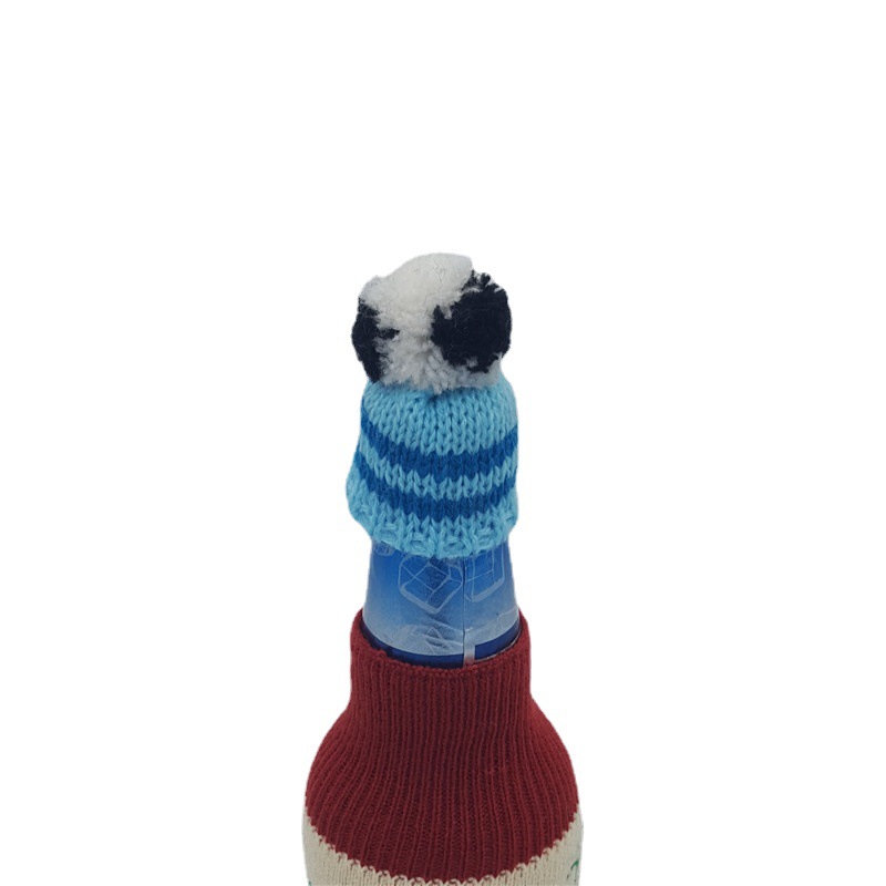 Mini punto pequeño sombrero muñeca pequeño sombrero suministro directo al por mayor botella de vino bebida pequeño sombrero accesorios decorativos fábrica al por mayor