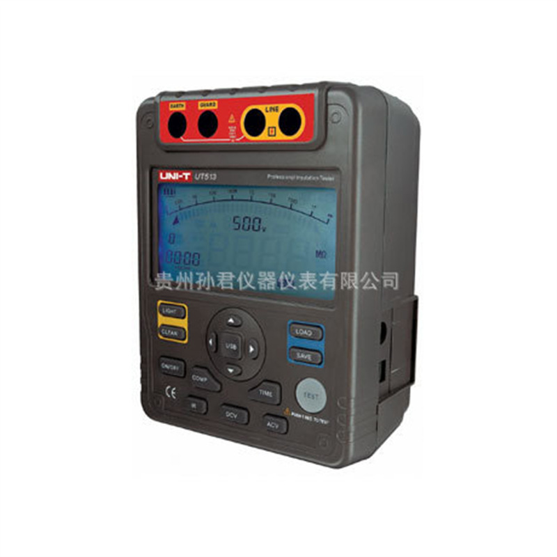 UNI-T优利德UT511/UT512/UT513绝缘电阻测试仪 高压数字摇表5000V