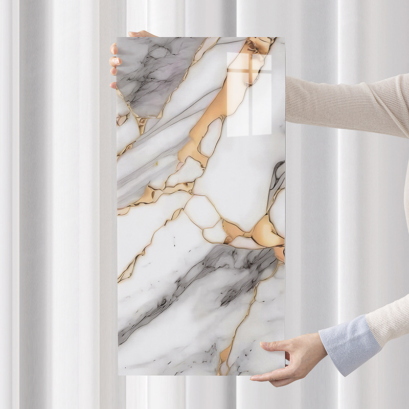 Transfronterizo especial para imitar azulejos de mármol pegatinas de pared autoadhesivas decoración impermeable a prueba de agua pegatinas de pared imitación a prueba de humedad