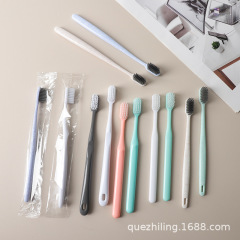 現貨卸売 浴場用歯ブラシ 使い捨て歯ブラシ ホテル・旅館用 透明プラスチック袋 個別包装