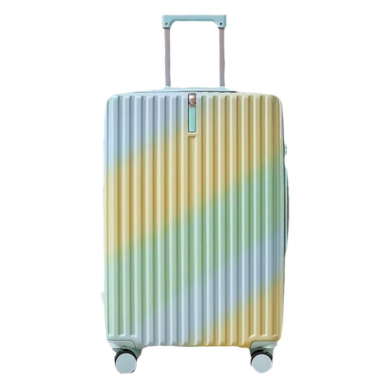 [Fábrica de selección estricta] maleta de color gradiente para mujeres, maleta de tracción para hombres, maleta de cifrado de estudiantes de gran capacidad