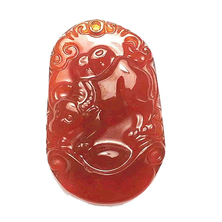 Agate onyx pendant jade, китайский гороскоп, подарок на день рождения