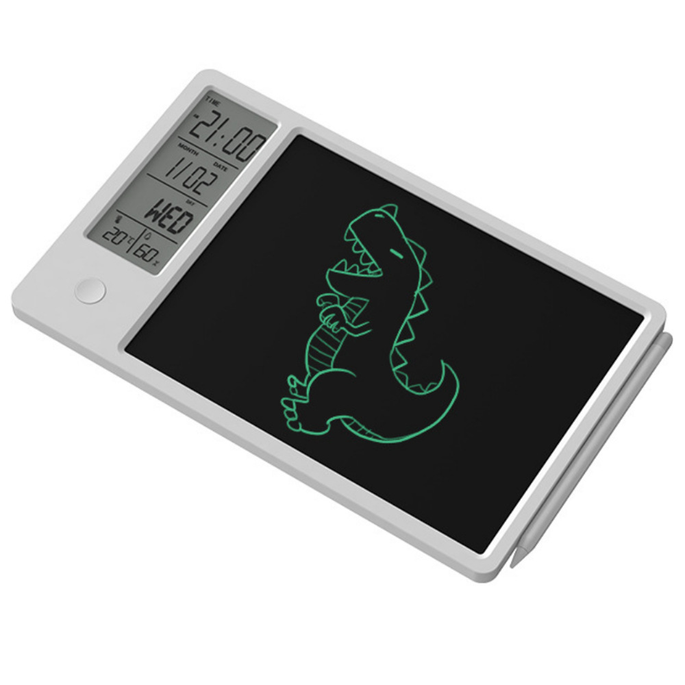 Tableta de escritura LCD recargable de 10 pulgadas, tablero de escritura con luz LCD, calendario, tablero de notas de oficina, tablero de mensajes, tablero de dibujo a mano.