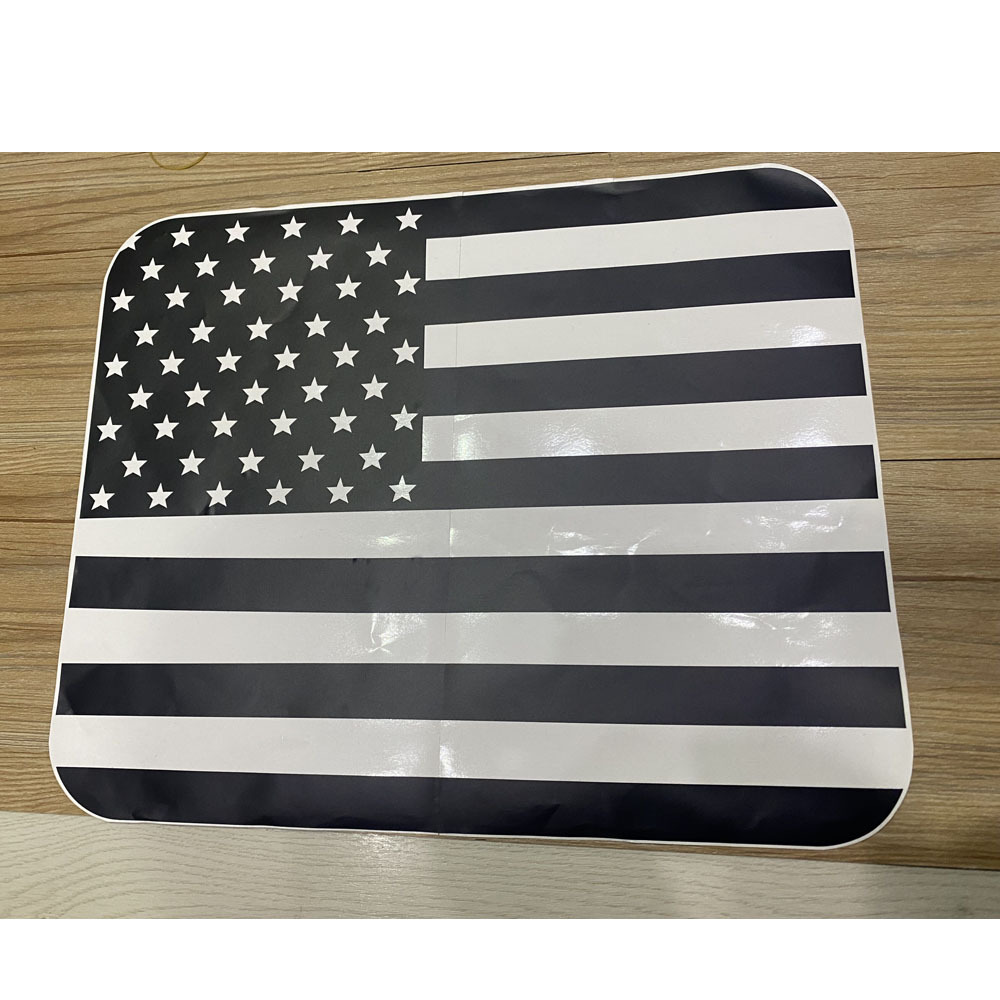 American Flag Car Window Grilles Sticker, Car Window Glass Black Car Sticker, Car Sticker_voghion.com