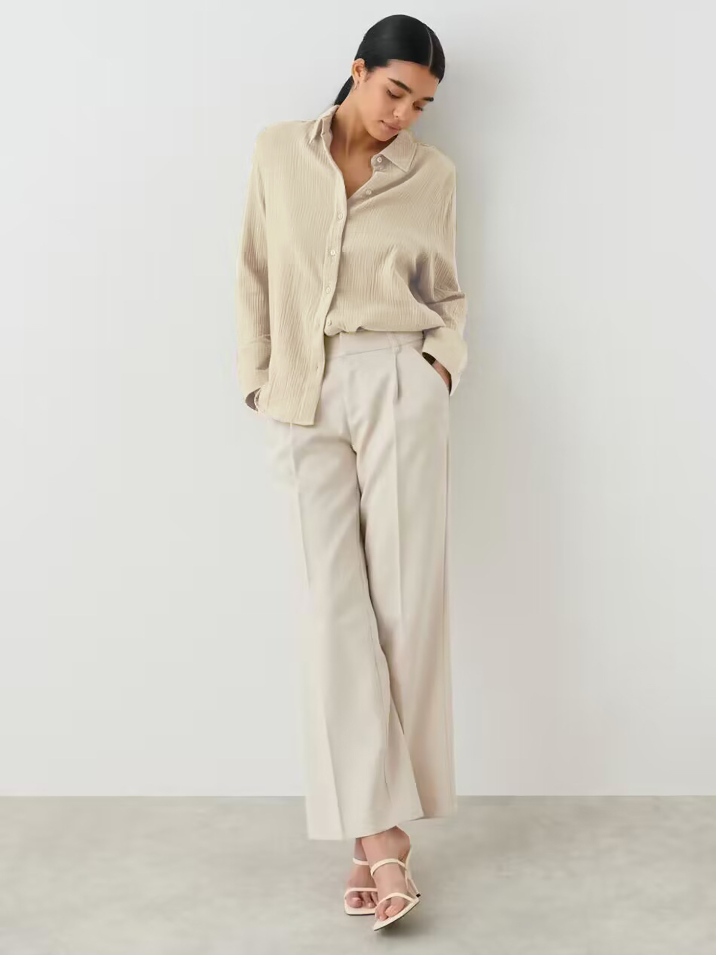 Summer, Spring, Autumn Season Women'S Gender Casual Style Wholesale Women'S Casual Solid Color Long Sleeve Blouses
