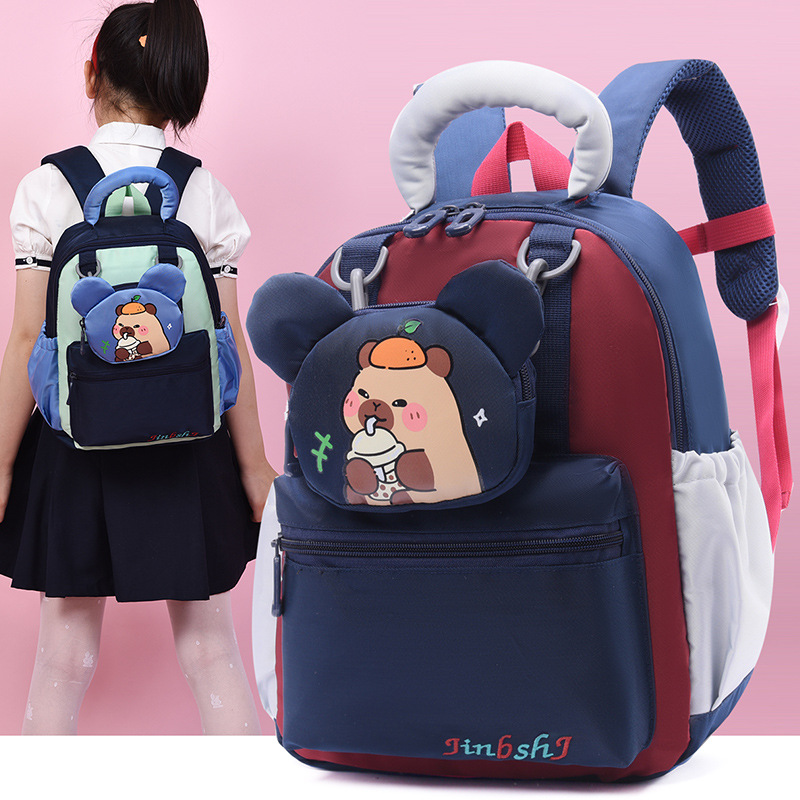 Mochila infantil preescolar 3 años 6 años mochila de jardín de infantes de dibujos animados niñas niñas mochila ligera