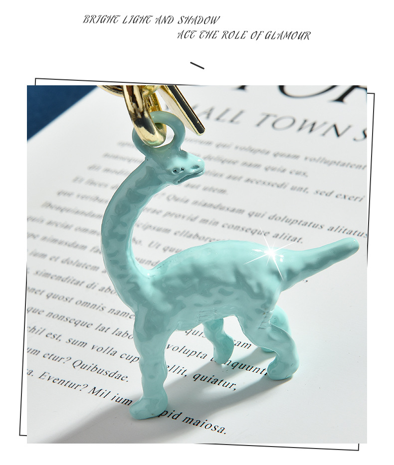 60g Weight Bag Charms Bag Accessories Type 1 Piece Quantity Holiday, Daily Occasion 1 Piece Bag Cartoon Dinosaur Alloy Cute Vintage Style