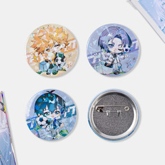 [Snail Meow] Blue Prison Laser Bar Badge Nagi Seishiro Mikage Rei King Bee Happy Return to Millet Surroundings