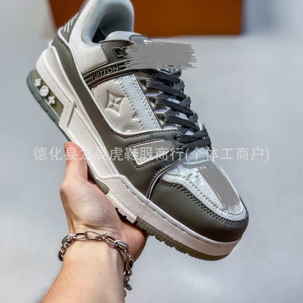 Ventas directas de fábrica de Guangzhou Traienr zapatillas deportivas mujer cemento blanco negro mezclilla plataforma zapatos casuales hombres y mujeres con el mismo estilo