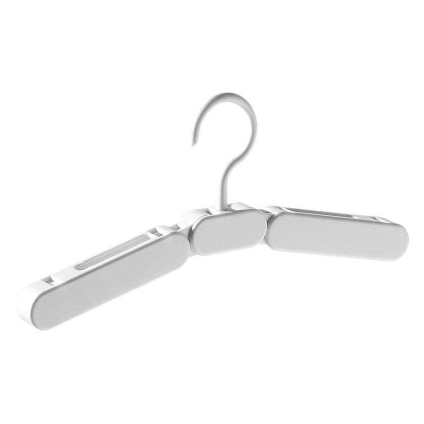 Percha de ropa plegable percha de ropa multifuncional percha de ropa de viaje antideslizante portátil engrosado percha de ropa de viaje sin rastro con clip al por mayor