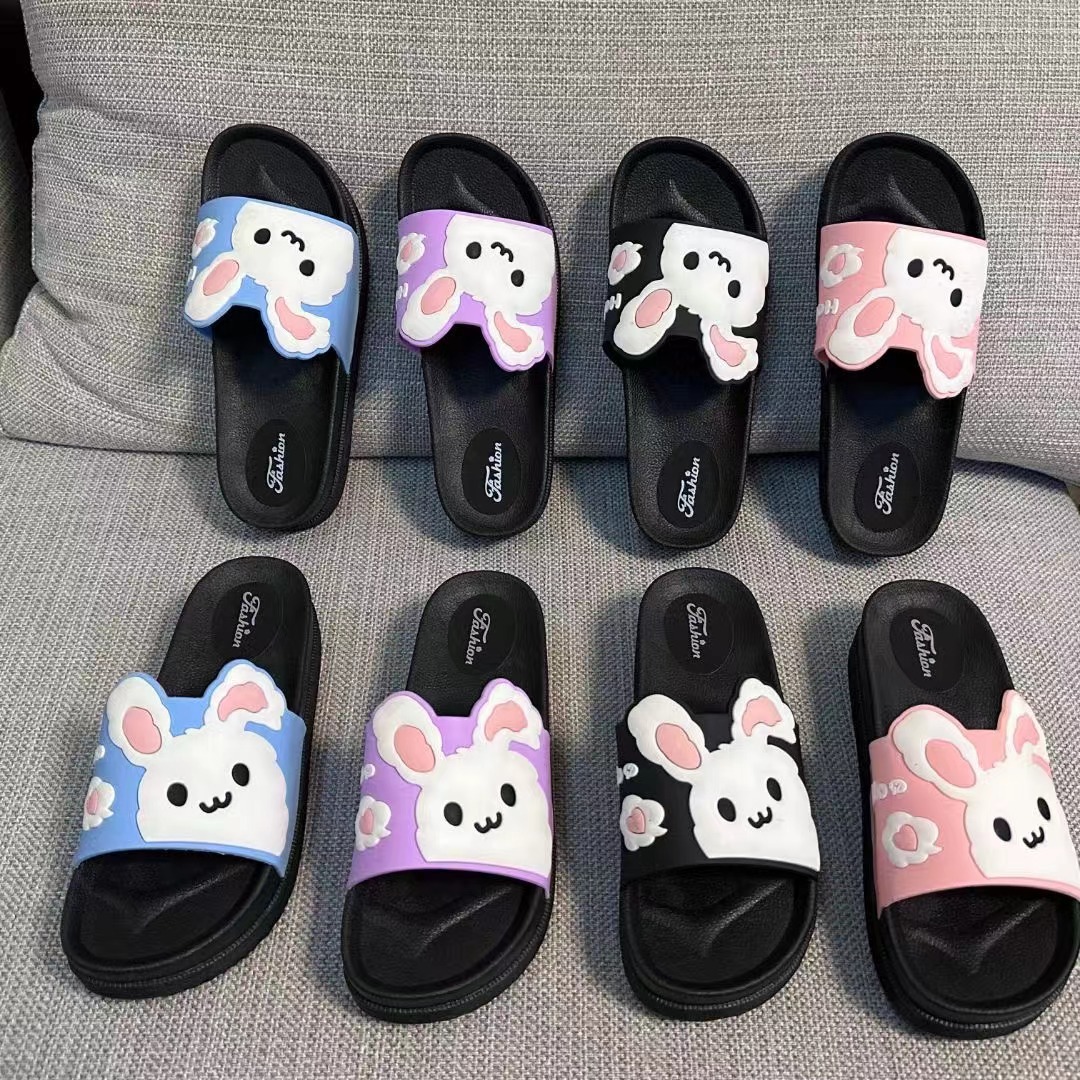 summer fashionable cartoon cute comfortable mule platform