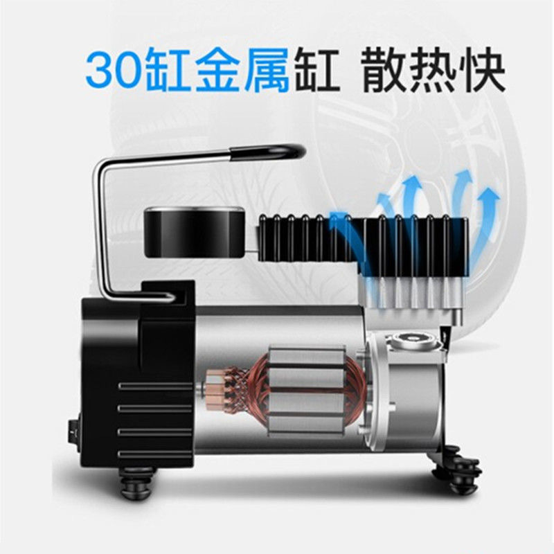 CarZengbao Electric Bike Tire Inflator 36V 48V 60V 72V Portable Small Tire Inflator Car 12V Air Pump